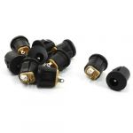 10 Pcs Panel Mount 2.1x5.5mm Power Jack DC Socket
