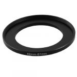 Camera Lens Filter Step Up Ring 49mm-67mm Adapter Black