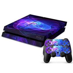 #1102 Skin Sticker For PS4 Playstation Console Controllers Decal Colorful Vinyl