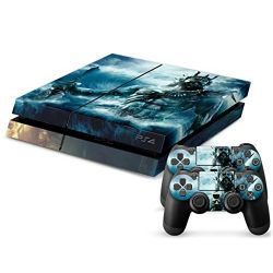 #182 Skin Sticker For PS4 Playstation Console + Controllers Decal Free shipping