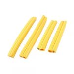 Car Yellow Rubber Door Seal Guards Bumpers Buffers Protector 4 Pcs