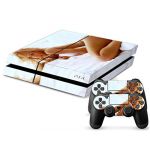 Adhesive Skin Sticker KH-PS4-1178B For PS4 Playstation4 Console Controller Cover