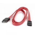 95cm 7 Pin SATA Female to Male Connector Serial ATA Data Cable Red