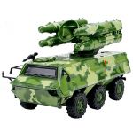 Alloy Tanks Car Model 6 Wheeled Armored Combat Vehicles 1:43 Diecast Car Model
