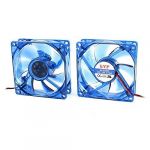 2 x DC12V 0.18A 80mm 4Pin Connector Cooling Fan for PC Case CPU Cooler