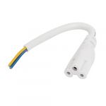 Push in 3pin female socket connector cable white for led strips