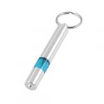Anti-Static Static Discharger Keychain Key Ring Blue High Voltage