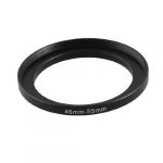 Camera Replacement 46mm to 55mm Metal Step Up Filter Ring Adapter