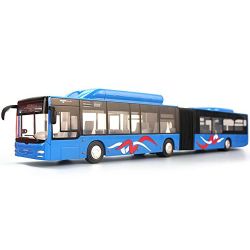  Blue 1:43 TB Alloy / Plastic City Express City Bus Model For Collection Toys Game