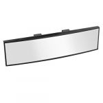 260mm Wide Curve Interior Clip On Rear View Mirror Universal 65mm