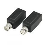 CCTV Camera BNC RJ45 UTP Cat5 Video Balun Transceiver (Pack of 2)