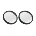 2Pcs 2.1 Adhesive Side Rearview Blind Spot Mirror