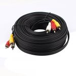 15M Long 3 RCA Male to 3 RCA Male Audio Video AV Extension Cable Cord