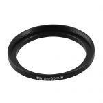 Camera Lens Filter Replacement 49mm-55mm Step Up Ring Adapter
