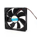 120mm x 25mm 2 Terminals Computer Case Cooling Cooler Fan DC 12V 0.25A