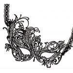 Myhome Fashion Sexy Exquisite Lace Eye Mask for Masquerade Party Fancy Dress Black