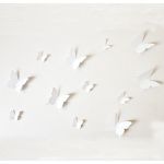 12PCS 3D White Butterfly Wall Stickers Art Decal PVC Butterflies Home DIY Decor