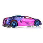 Color Pearl 1:32 Bugatti Veyron Alloy Diecast Car Model Collection Light&Sound Purple
