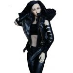 DIY 1/6 HotPlus leather jacket suit clothing for female women 12 figure toys model