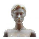 DIY Painting Material 1:6 Female Colorless Lisa Figure Head Fit 12 Figure Body