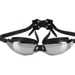 Fashion Prescription Optical Swimming Goggles Eyewear Glasses Myopia Anti-fog Black color of 250 Degrees(-2.5)