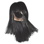 HOT SELL 12 Figure Accessories KUMIK 1/6 Figure Female Head Black Straight Hair Short Wig