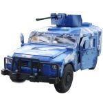 Hummer 4-door wheel armored military vehicles alloy car model light&sound Blue
