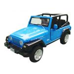 JEEP Wrangler convertible alloy Diecast car model SUV with light&sound Blue JEEP Wrangler convertible alloy Diecast car model SUV with light&sound Blue