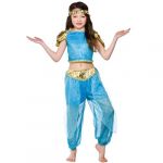 Arabian Princess or Jasmine (Blue) - Kids Costume 5 - 7 years