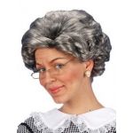 Agatha - Grey Wig for Fancy Dress Costumes & Outfits Accessory