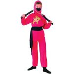Red Ninja - Childrens Fancy Dress Costume - Large - 134 to 146cm