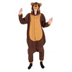 Teddy bear - adult onesie costume adult - one size