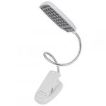 Flexible USB/Battery 28 LED Clip On Bed Desk Light