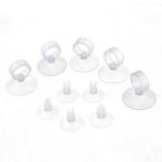 Plastic Aquarium Glass Mouting Suction Cup Sucker, 10 Pieces