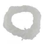 Silicon Aquarium Air Line Tube Pipe, 20 m x 4 mm, Clear/White