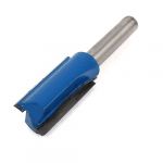 Silver Tone Blue Dual Long Blades Straight Router Bit 1/4 x 1/2 Silver Tone Blue Dual Long Blades Straight Router Bit 1/4 x 1/2