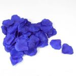 Wedding Festival House Accent Artificial Dark Blue Fabric Rose Petal 100 Pcs