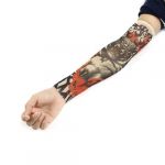 Tiger Pattern Stretchy Temporary Tattoo Arm Sleeve Stocking for Child