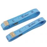 Sewing Tailor 1.5M Baby Blue Flexible Ruler Tape Measure 2Pcs