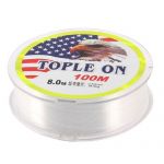 8.0# Clear 18.5kg 0.50mm Dia Nylon String Sea Fishing Line Spool 328Ft