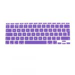 Silicone UK EU Keyboard Film Skin for Apple Macbook Air 11 Inch Purple