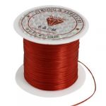 9M 29.5 Ft Long Jewelry Beading Thread Elastic Crystal String Spool Red