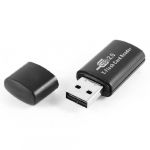 Black Plastic Housing USB 2.0 T-Flash Micro SD Card Reader Memory