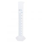 25cm High 100ml Plastic Graduated Cylinder Measuring Cup 1 milliliter