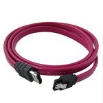1m sata to esata 7 pin extend data transfer cable - red