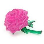 PicknBuy¨ 3D Crystal Puzzle Pink Rose Jigsaw Puzzle IQ Toy Model Decoration