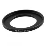 Replacement 40.5mm-55mm Camera Metal Filter Step Up Ring Adapter