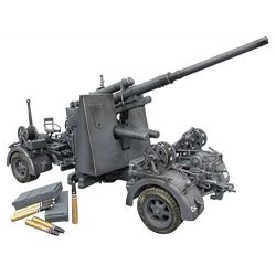 NEW 1:18 21st Century Toy 10161 German 88mm Anti Aircraft Gun Flak 36/37 WWII Figure