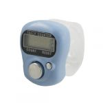 Light Blue Case 5 Digit LCD Electronic Finger Counter Hand Tally