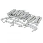 10 Pcs Flat Ribbon Cable 2 Row 20 Pin IDC Socket Connector Light Gray 10 Pcs Flat Ribbon Cable 2 Row 20 Pin IDC Socket Connector Light Gray